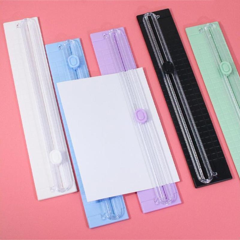 Portable A3 Paper Cutter Photo Cutter High Quality Durable Morandi Color Manual Cutting Tool Student School Office Supplies