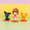 Очаровательные коллекционные фигурки Cardcaptor Sakura из ПВХ для украшения торта, с шестью дизайнами