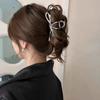 Geometric Metal Bow Hair Claws for Women Gold Silver Black Bowknot Hair Clip Thick Thin Head Hair Accessories Crab Clamp