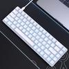 DIERYA DK68SE Gaming Mechanical Wired 68 Red Ice Blue All Keys No English Compatible with Red Keyboard, Connection, 65% Layout, Keys, Axis, Backlight,
