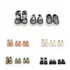 1 Pair Mini 1/8 Bjd Doll Leather Shoes High-top 1/8 Bjd Doll Boots Obitsu 11 Doll Boots  Holala