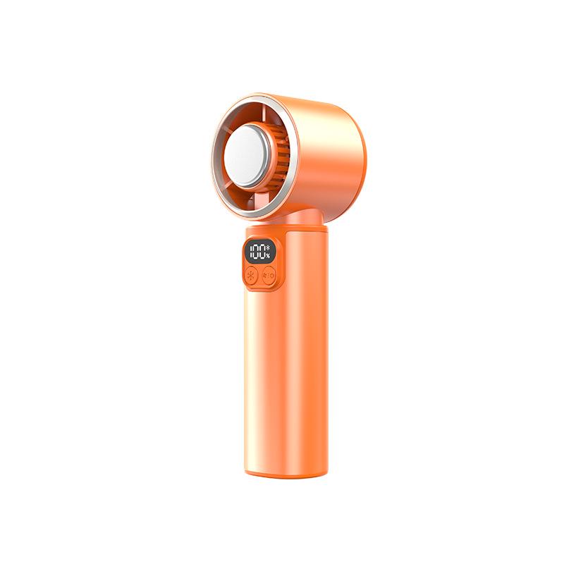 Foldable Handheld Fan with Semiconductor Refrigeration, Long Battery Life, High Speed, and Compact Design