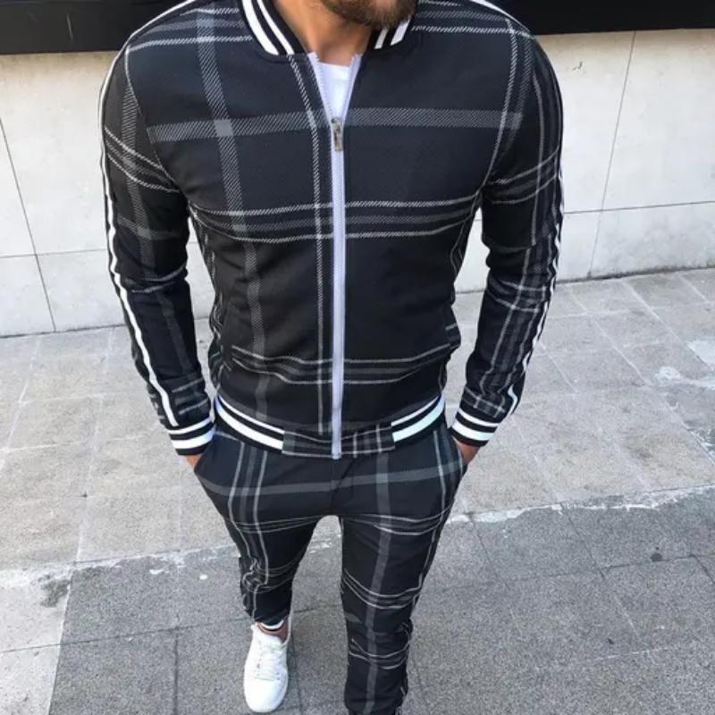 Новый мужской спортивный костюм, комплекты курток, мужской костюм, мужской модный спортивный костюм, спортивный костюм, мужские толстовки, спортивная одежда, пальто + брюки