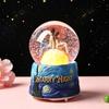 Dreamy Unicorn Crystal Ball Luminous Music Box - Snowflake Gift for Best Friend, Creative Qixi Present
