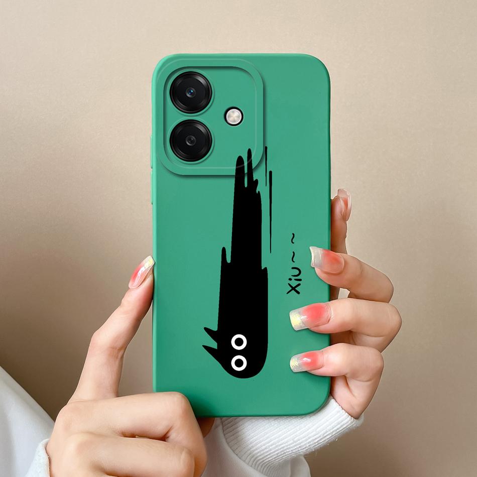 Чехол для телефона Oppo A3 Pro A3X A40 A80 Креативная Полная Защита Задняя Крышка Для Oppo A 3 OppoA3 4G 5G Мягкий Жидкий Силикон Fundas
