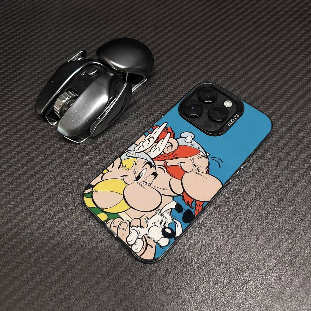 Чехол для телефона A-Asterix Y-O-Obelix для iPhone 16 15 14 13 12 11 17 Pro MAX Plus Pro Матовый Ударопрочный Чехол