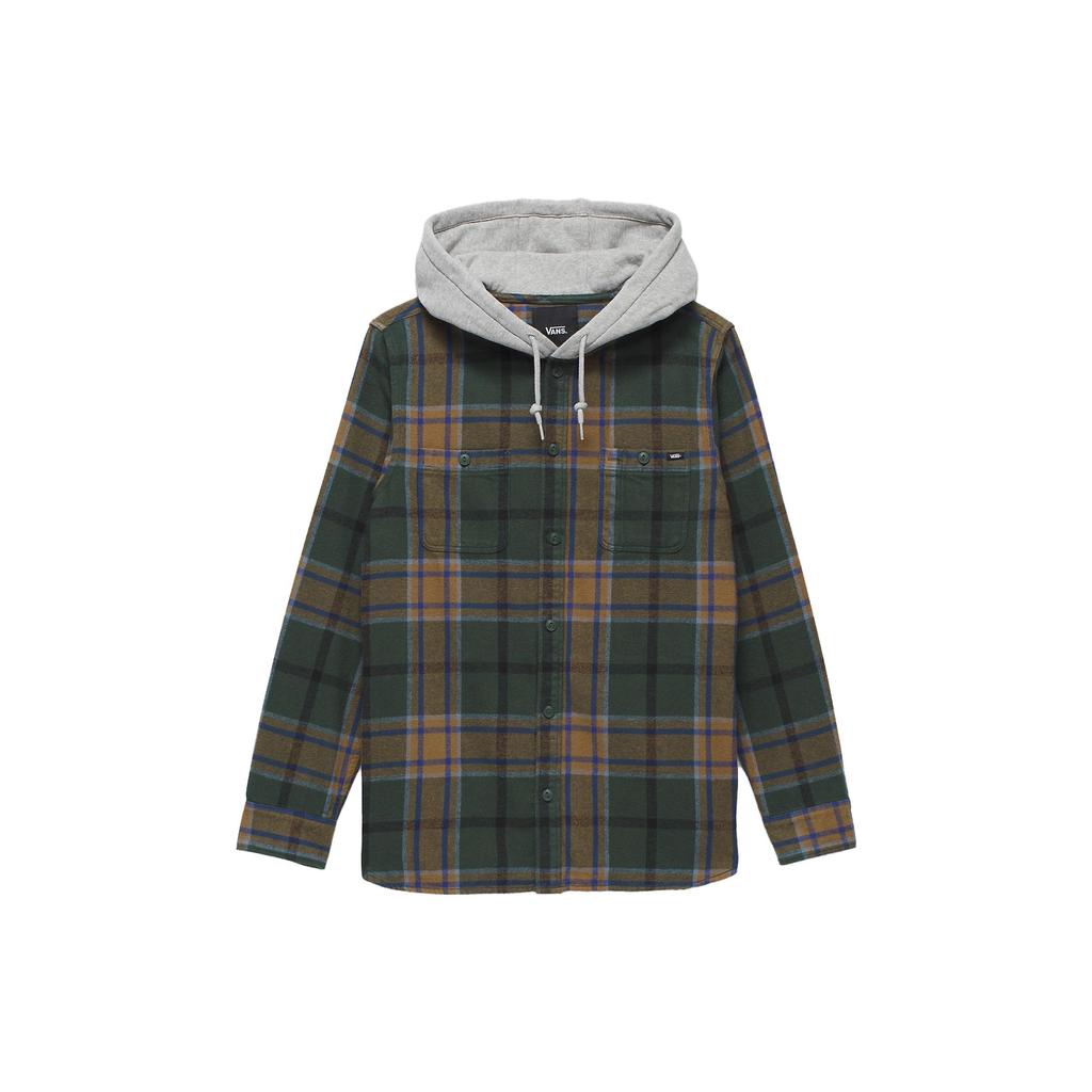 Vans Lopes с капюшоном и длинным рукавом фланелевая рубашка мужские рубашки VN000YE6CMD