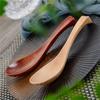 Natural Wooden Rice Spoon with Nonslip Handle Ergonomic Kitchen Utensil For Cooking Serving Heat Resistant Cutlery