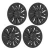 4 шт. 19-дюймовый колпак ступицы колеса матовый черный автомобильный ступица колеса полностью обернутый обод протектор замена