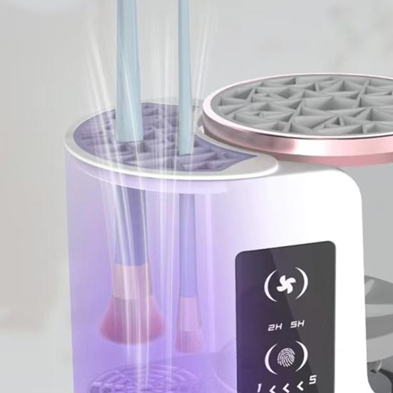 Электрический очиститель для кистей для макияжа, съемный USB, автоматическая машина для чистки косметических кистей, многофункциональный держатель для сушки кистей для макияжа, контейнер для мытья инструментов