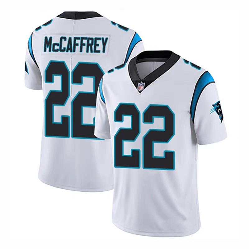 NFL Carolina Panthers Custom Embroidered Short Sleeve Jersey Men Sports Fan Apparel Team Support Gear