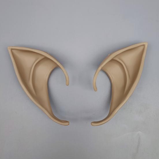 3 пары резиновых ушей эльфа, 10 см 12 см, декоративные уши для ролевых игр, косплей, фея пикси, мягкие заостренные кончики, вечерние аниме-одевания, костюм, аксессуары для макияжа