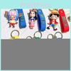 Fourth Generation One Piece Keychain Luffy Nami Zoro Sanji Silicone Figurine