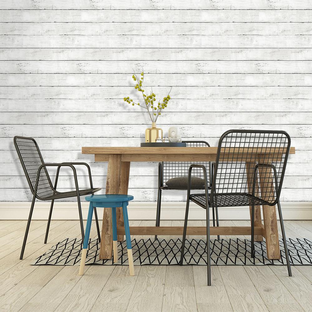 Классические Белые Серые Деревянные Бумажные Самоклеящиеся Съемные Деревянные Обои-наклейки Декоративные Наклейки для Украшения Гостиной