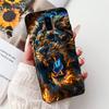 Чехол для LG G7 ThinQ Черный Силикон Милый Кот Модные Цветы Крутая Расписная Задняя Крышка Для Телефона LG G7ThinQ LMG710EM