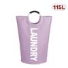 115L X-Large Laundry Basket, Collapsible Fabric Laundry Bag, Foldable Laundry Hamper, Folding Washing Bin