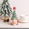 Смола Поделки Мини Рождественская Елка Шляпа Фигурки Милые Счастливого Рождества Украшения Дом Рождественский Декор