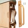 High Quality Brand New Exquisite Door Handle Hardware Handle No Punching 1PCS Aluminum Alloy For Barn For Sliding