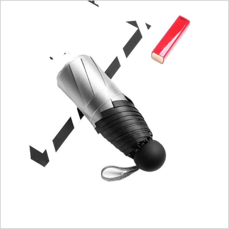 «Компактный сверхлегкий 5-створчатый мини-капсульный зонт с защитой от УФ-излучения»