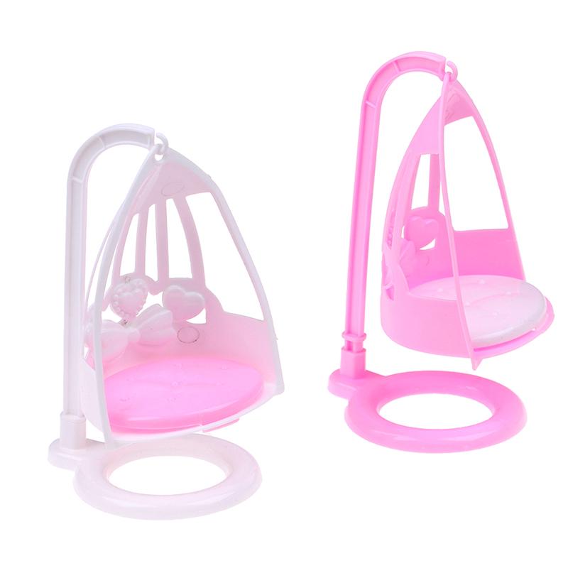 Dollhouse Swing Chair For Girl Doll Miniature Furniture Toys Doll House Decor