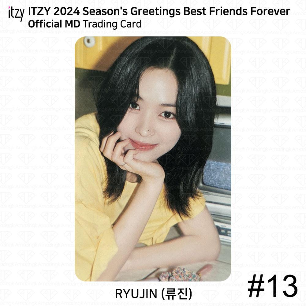 ITZY Поздравления сезона 2024 Best Friends Forever Официальная коллекционная карточка MD KPOP