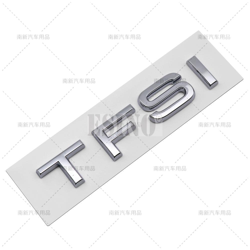 TFSI 3D ABS Adhesive Emblem Trunk Badge Fender Sticker Body Decal for f2 A3 A4 A5 A6 A7 A8 Q3 Q5 Q6 Q7 Q8