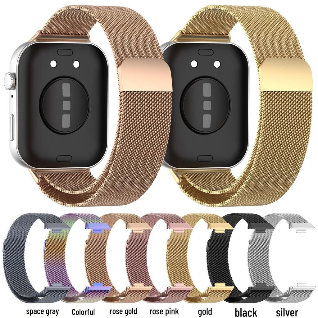 Металлический Миланский Магнитный Ремешок для Умных Часов Huawei Fit4 Pro