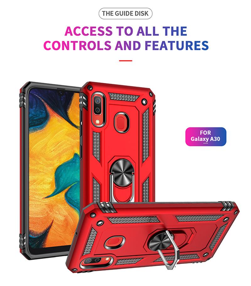 Для Samsung Galaxy A10 A20 A30 A40 A50 A70 противоударный защитный чехол-держатель с кольцом-подставкой для A10E A20E A10S A20S A30S A40S A50S