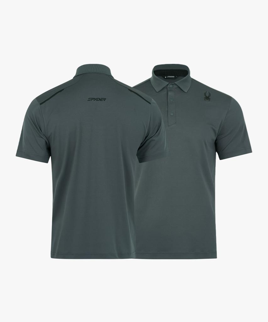 SPYDER Men'S Proweb Cooling Pique Collar Short Sleeve T-Shirt Splmcnts202Mcgr