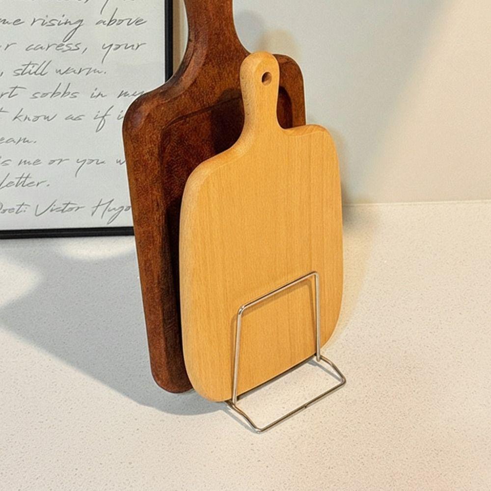 Non-Slip Chopping Board Holder Space Saving Pot Pan Lid Holder  Kitchen Storage