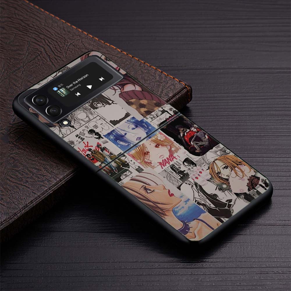 Чехол для телефона Nana Anime Na Na Girl Zflip4 Zflip5 для Samsung Z Flip3 Flip4 Flip5 5G zFlip 4 5 Крышка Оболочка для мобильного телефона Caso Fundas