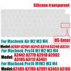 Чехол для клавиатуры для MacBook Pro 14"13"16" Air 13.6 дюйма M4/M3 Skin(Макет США) A2681 A2485 A2780 A2991A2442 A2779 A2992 A2918 A2941