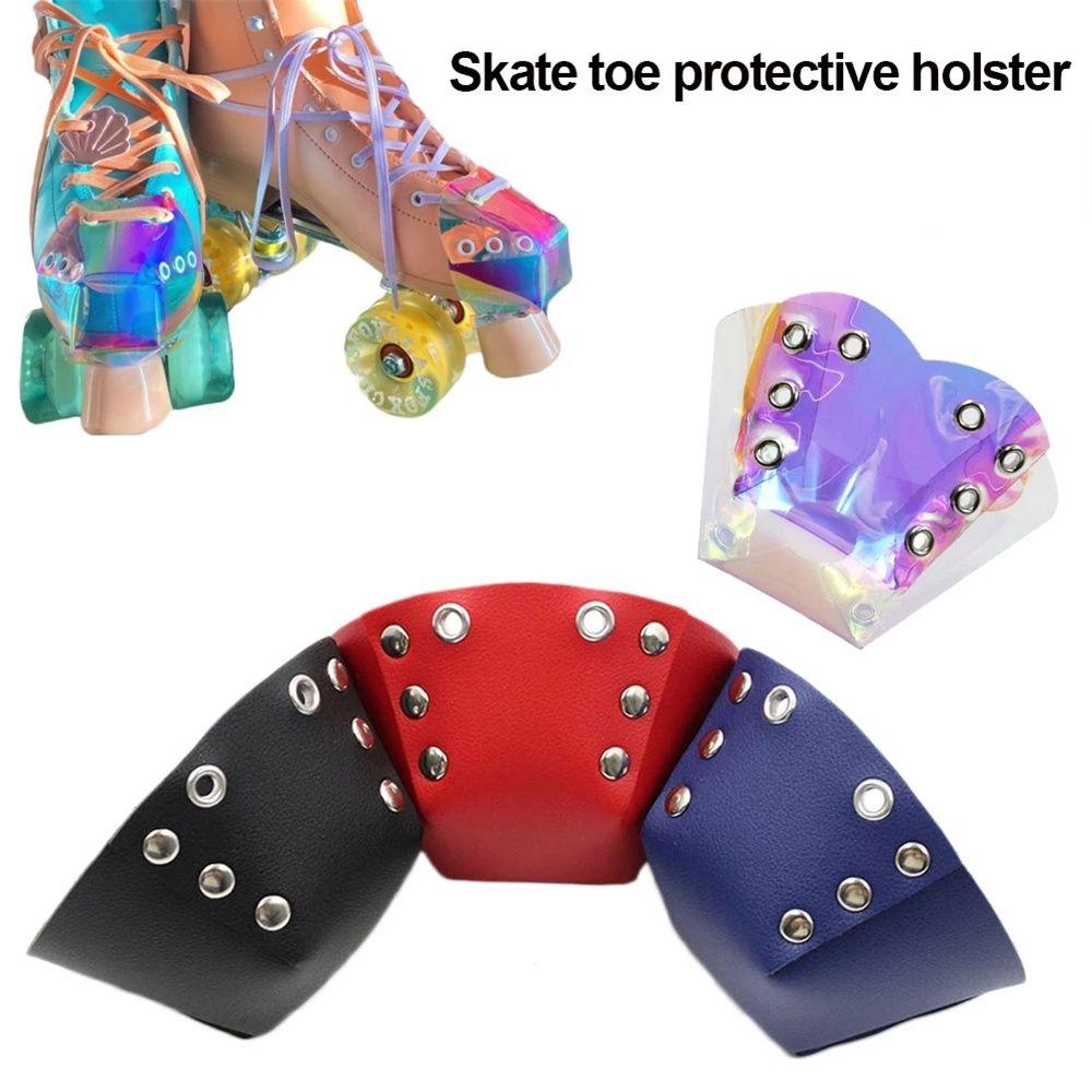 Toe Protector Leather Roller Skate Toe Cap Ice Skates Guards Skate Toe Cap Guards Protective Cover