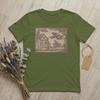 18th Century European Woodcut Prints T Shirt Unisex 100 Cotton Humor TShirt Crew Neck Flying Witch Tee Shirt merchandise Original