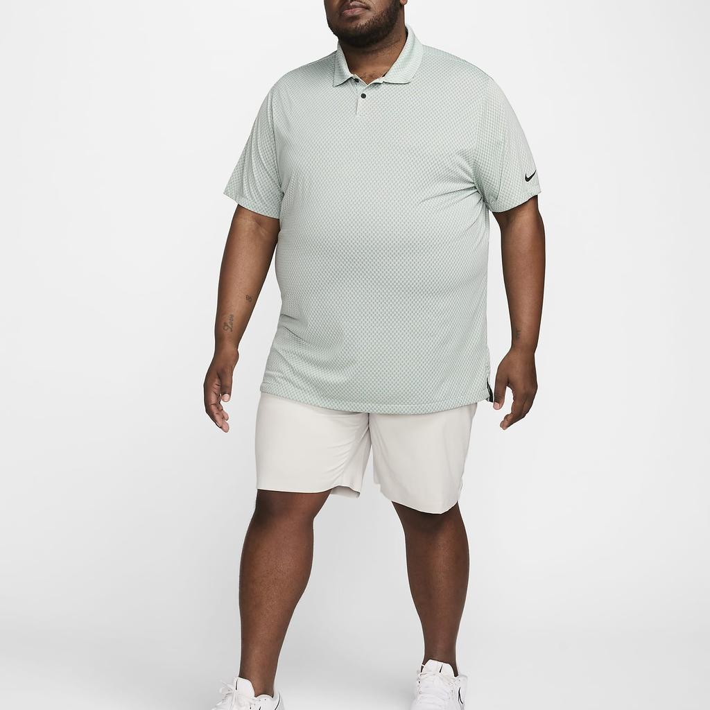 Nike Тур Комфортная Дышащая Футболка-поло с коротким рукавом Мужские топы Ледниково-голубой FD5744-474