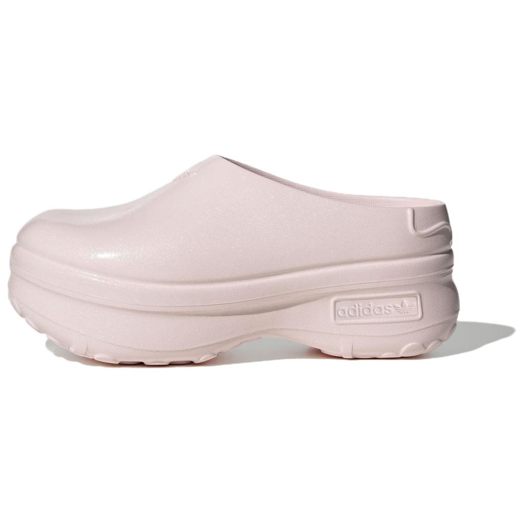 adidas Оригинальные ADIFOM STAN MULE Износостойкие Нескользящие Закрытый Носок Тапочки Женские Розовые KJ0980