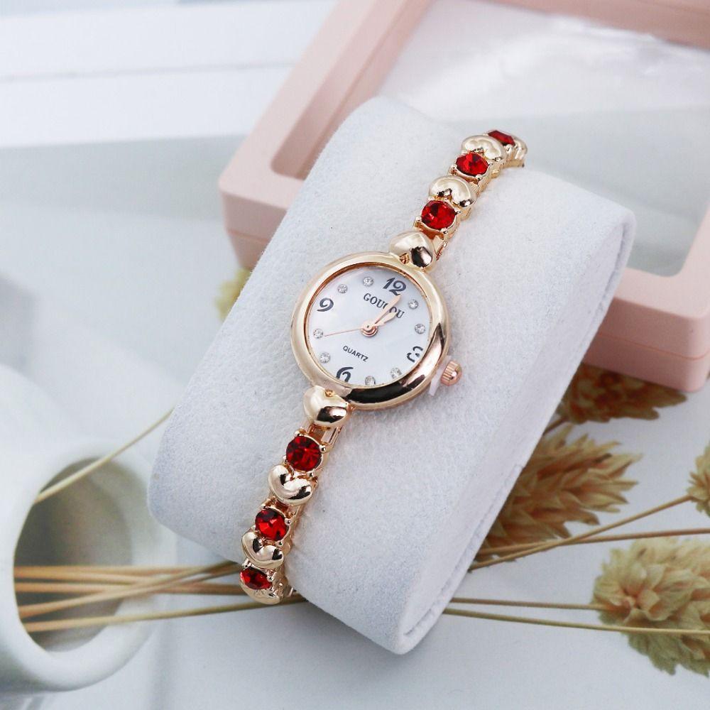 Легкие роскошные женские браслетные часы Элегантные кварцевые наручные часы Кварцевые часы со стразами Женские
