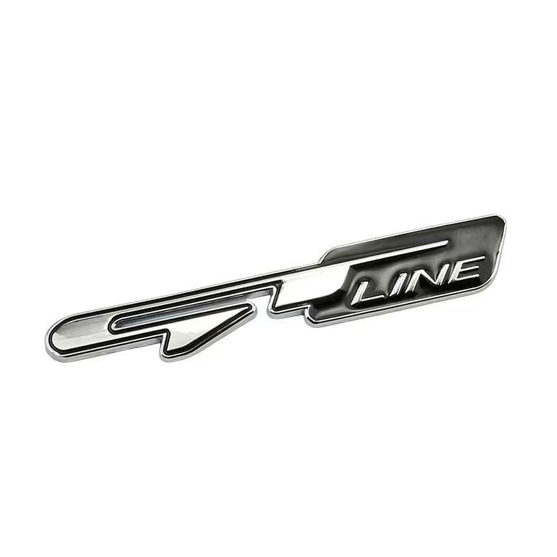3d металлический значок GTLINE GT Line, эмблема багажника автомобиля, значок для Sportage Picanto RIO Stonic K5 Proceed GT Line, наклейки, аксессуары