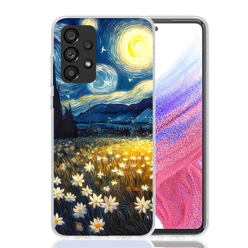 Чехол для телефона «Звездная ночь» Ван Гога для Samsung Galaxy A17 A16 A14 A15 A13 A57 A56 A54 A55 A53 A37 A36 A34 A35 A33 A26 A24 A25