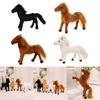 30cm Stuffed Horses Shape Doll Realistic Horses Shape Doll Cartoon Plush Toy for Sofa Decors Children Birthday Gift