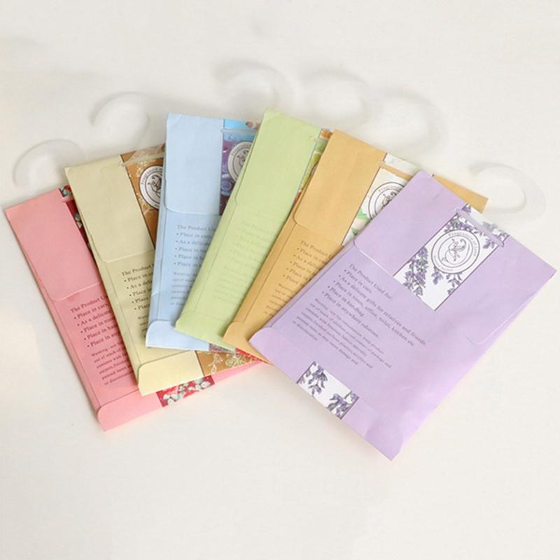 6x Natural Sachets Scented Bag Hanging Fragrants Sachets for Wardrobe Closet Car Fragrances Freshening Household Supply