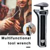 Keychain Bottle Opener Mini Wrench Rustproof Corrosion Resistant Adjustable Compact Size