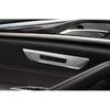 Silver Steel Seat Memory Button Switch Cover Trim For BMW 5 Series G30 2018-