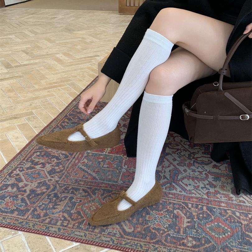 Fashion Single Shoes Temperament Retro T-band Flat Mary Jane Shoes Women's 2025 Autumn New Versatile Soft Sole