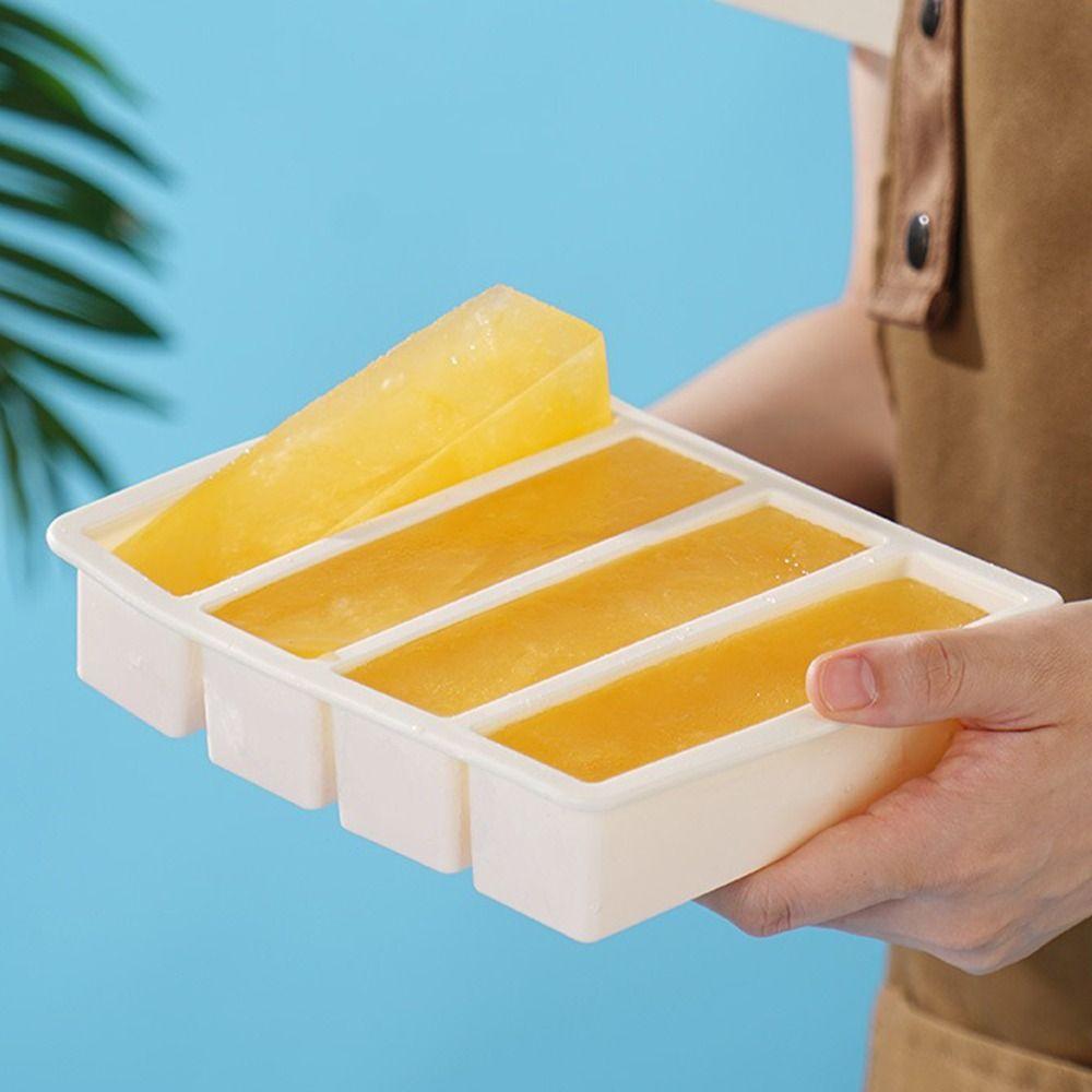 Silicone Ice Mold with Lid Food Sauce Storage New Food Freezing Molds