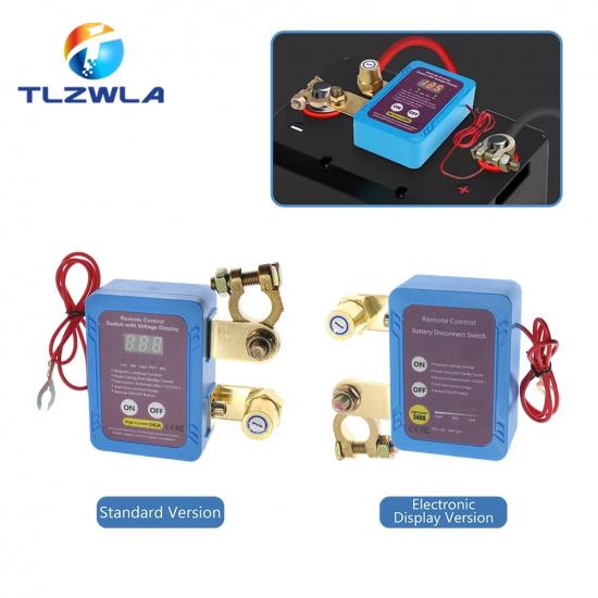 Battery Disconnect Power Switch 12V 240A Kill Switch With Display Shut Off Cut Off Control Switch With Remote For Car Boat