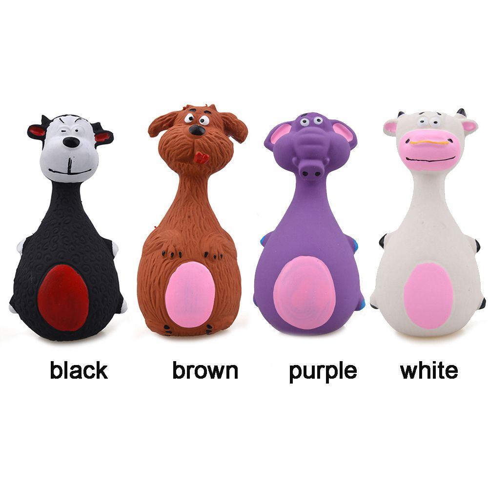 Игрушки для чистки зубов животных, устойчивые к укусам, со звуком и скрипом, резиновые, вокальные, жевательные, латексные, для собак