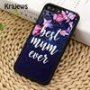 Чехол для телефона Krajews Best Mom когда-либо в мире для iPhone 14 6s 7 8 plus X XR XS 11 12 13 pro max Samsung S21 S22ultra Plus