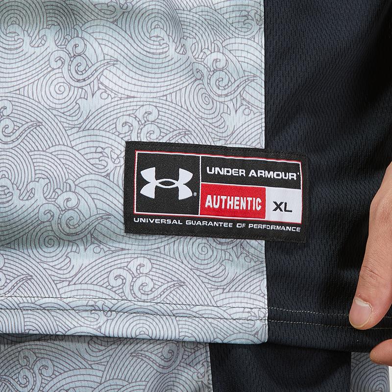 Under Armour Баскетбольный трикотажный жилет с цветным логотипом, мужские топы, белый цвет 22500103-100
