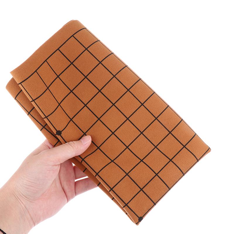 Инновационная складная односторонняя 19-линейная стандартная международная шахматная доска из искусственной кожи для игры в го для фигур размером 2,2 см